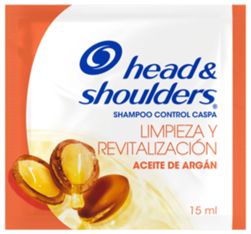 CHAMPU H&S REVITALIZACION AC ARGAN 15 ML x 12 SOBRES