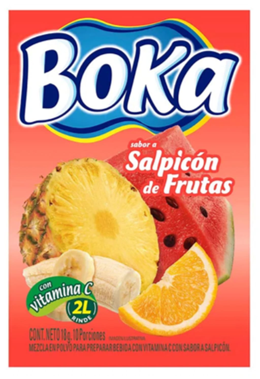 REFRESCO BOKA 2 LTS SALPICON DE FRUTAS 10 SOBRES