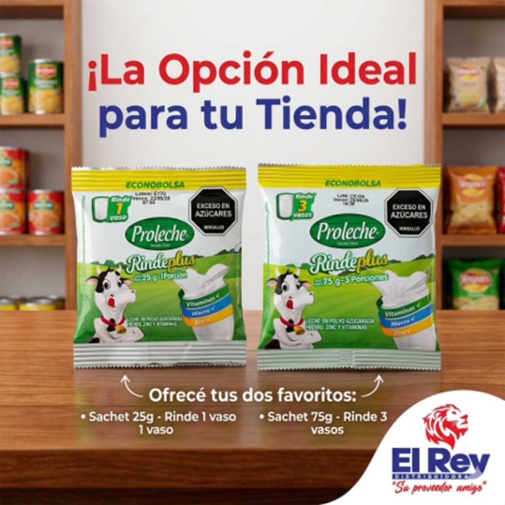 LECHE EN POLVO PROLECHE RINDEPLUS 25 GRS x 10 SOBRES x 18
