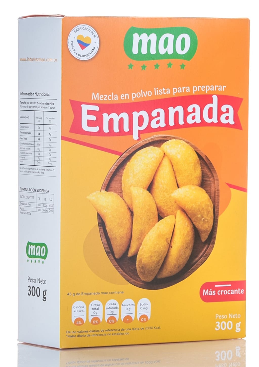 MEZCLA PARA EMPANADAS MAO PLEGADIZA 300 GRS x 20