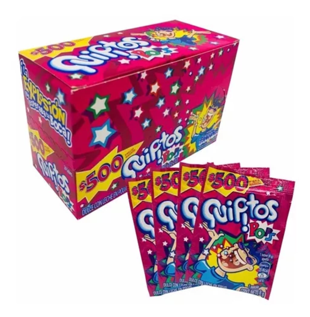QUIPITOS POPS 8 GRS x 24 SOBRES