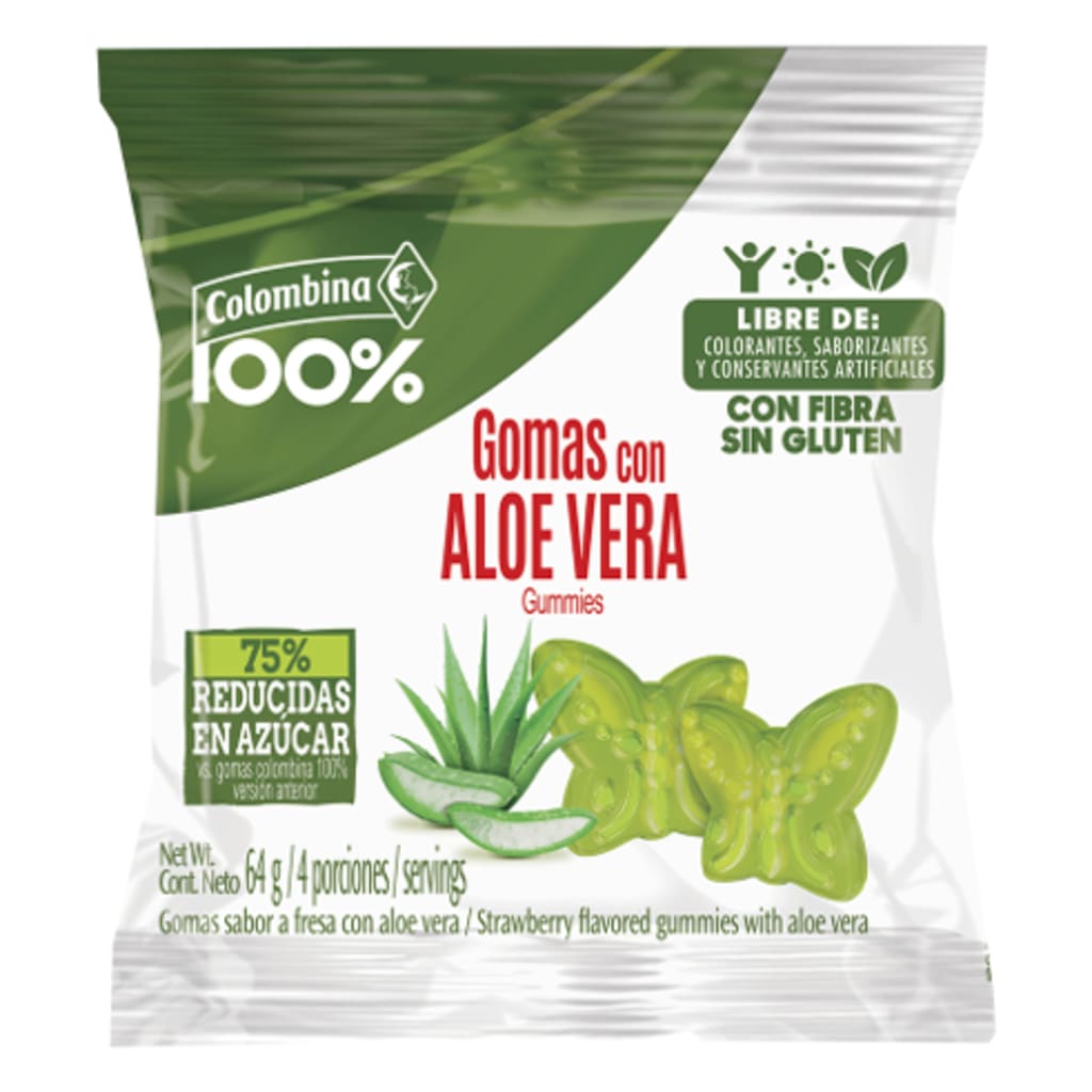 GOMAS GRISSLY 100% ALOE 64 GRS