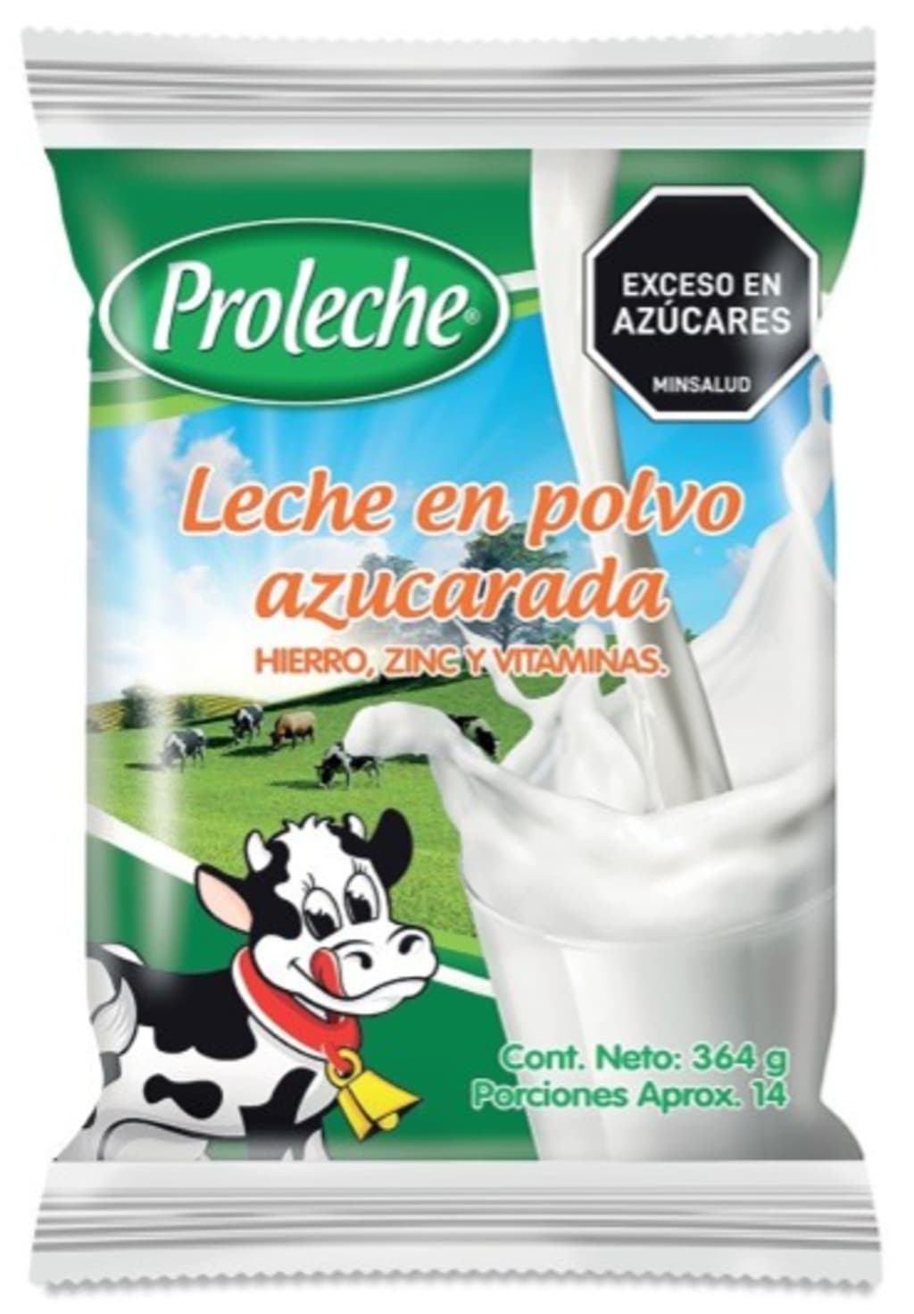 LECHE EN POLVO PROLECHE ENRIQUECIDA AZC BOLSA 364 GRS x 30