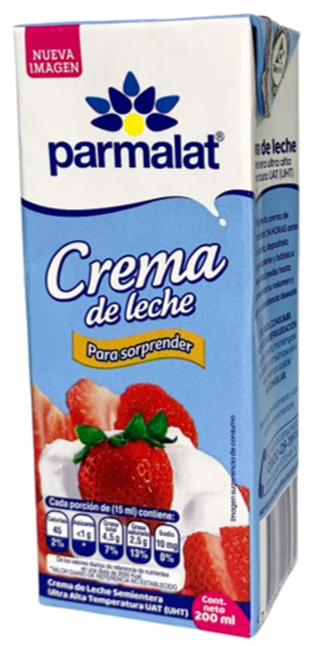 CREMA DE LECHE PARMALAT TETRAPACK UHT 200 ML