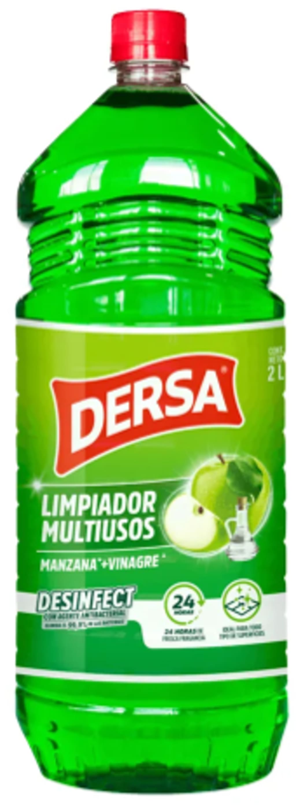 LIMPIADOR MULTIUSOS DERSA MANZANA FRASCO 2000 ML