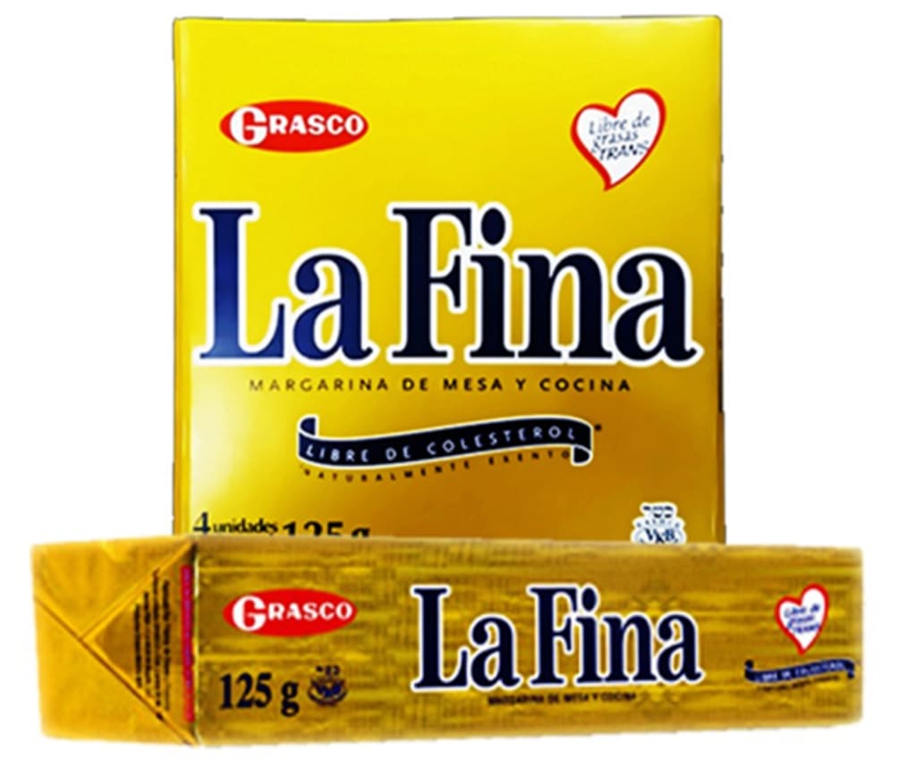 MARGARINA LA FINA BARRA 125 GRS x 4 BARRAS