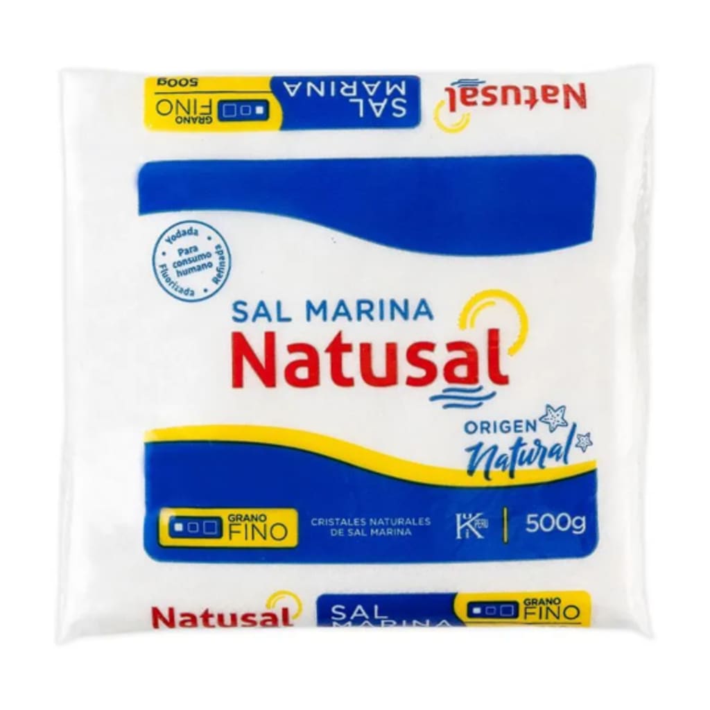 SAL NATUSAL MARINA GRANO FINO BOLSA 500 GRS