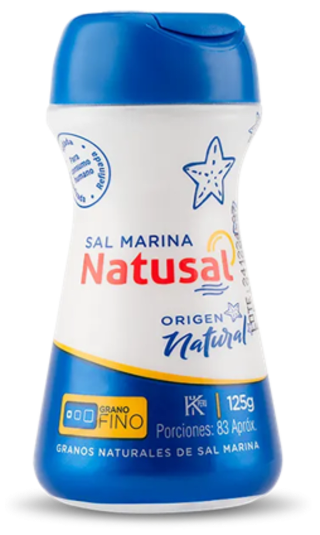 SAL NATUSAL MARINA SALERO 125 GRS x 12