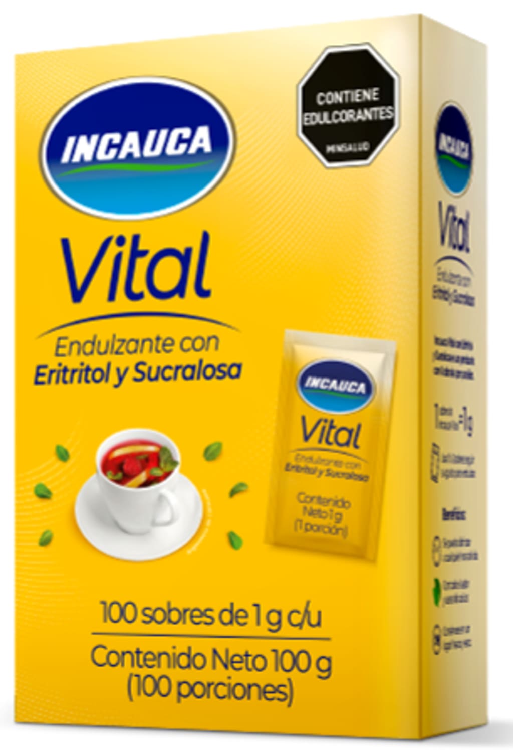 ENDULZANTE INCAUCA SUCRALOSA DISPLAY 100 SOBRES
