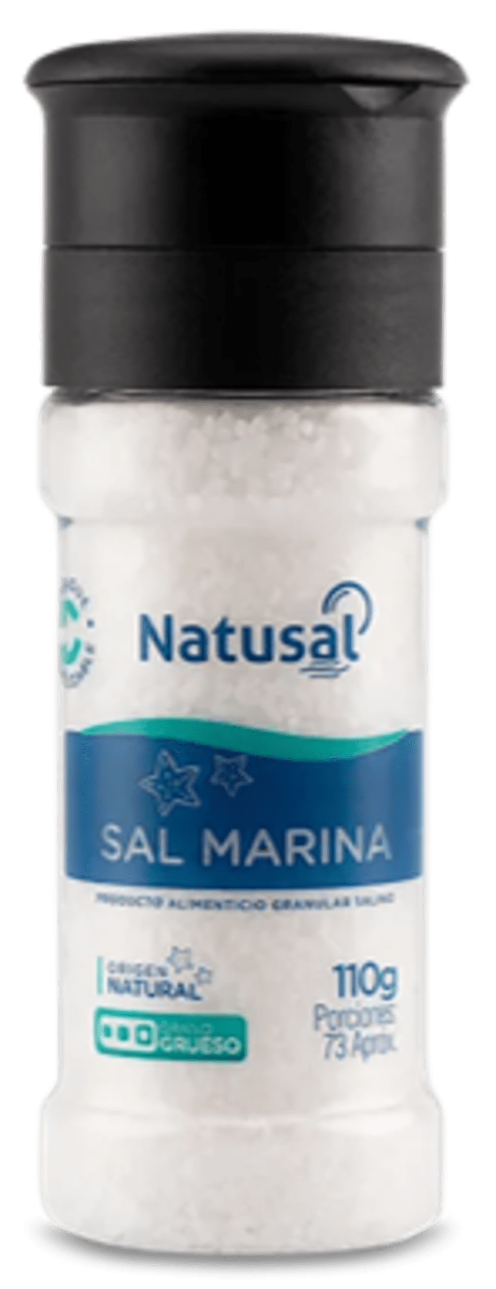 SAL NATUSAL CRISTALES DE SAL GRANULADOS MOLINO 110 GRS