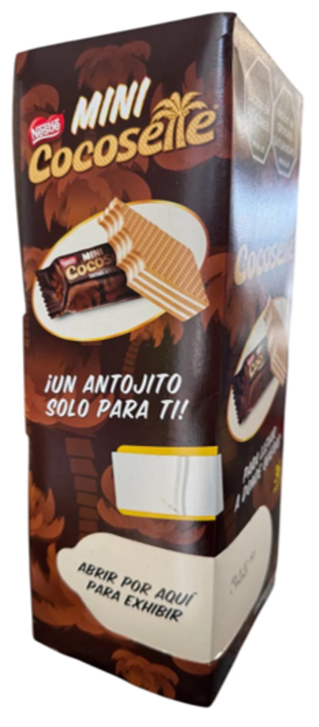 GALLETA COCOSETTE MINI WAFFER 36 UND (900 GRS) x 12