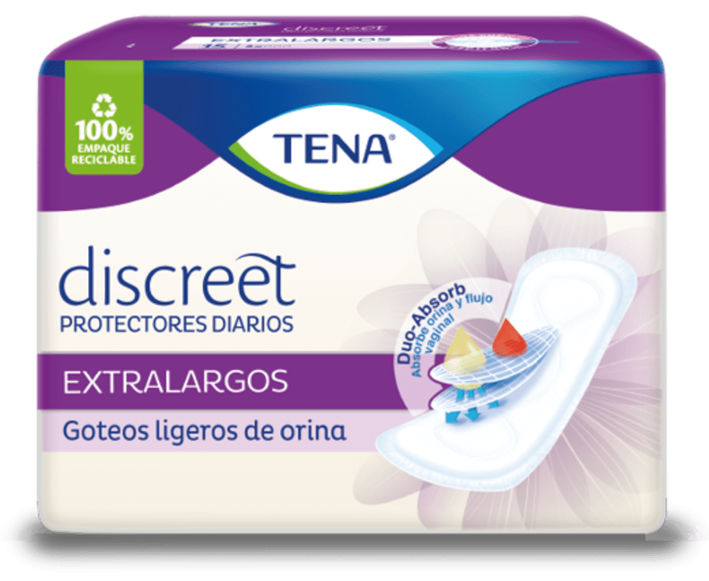 TENA MUJER DISCREET EXTRA ABSORCION 8 UND
