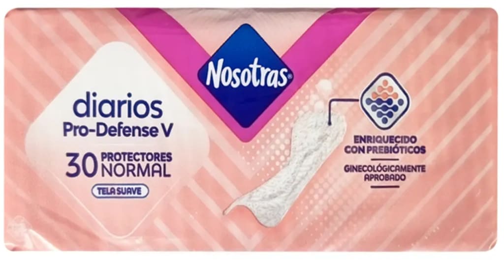 PROTECTOR NOSOTRAS PRO-DEFENSE V NORMAL 30 UNDS x 12