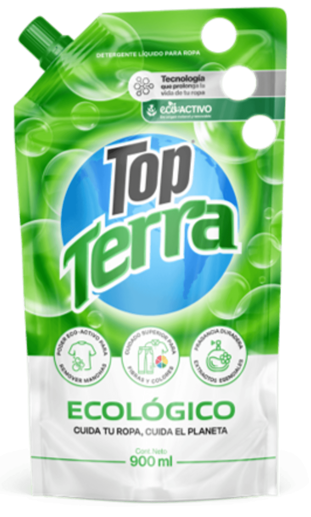 DETERGENTE LIQUIDO TOP TERRA DOYPACK 900 ML x 12