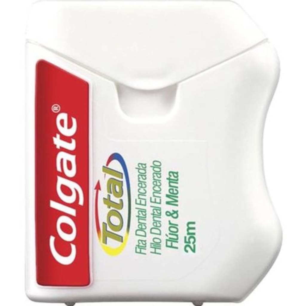 SEDA DENTAL COLGATE TOTAL FLUOR Y MENTA 25 MTS