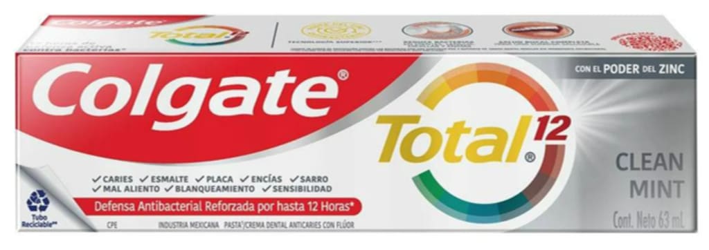 CREMA DENTAL COLGATE TOTAL CLEAN MINT 63 ML x 48