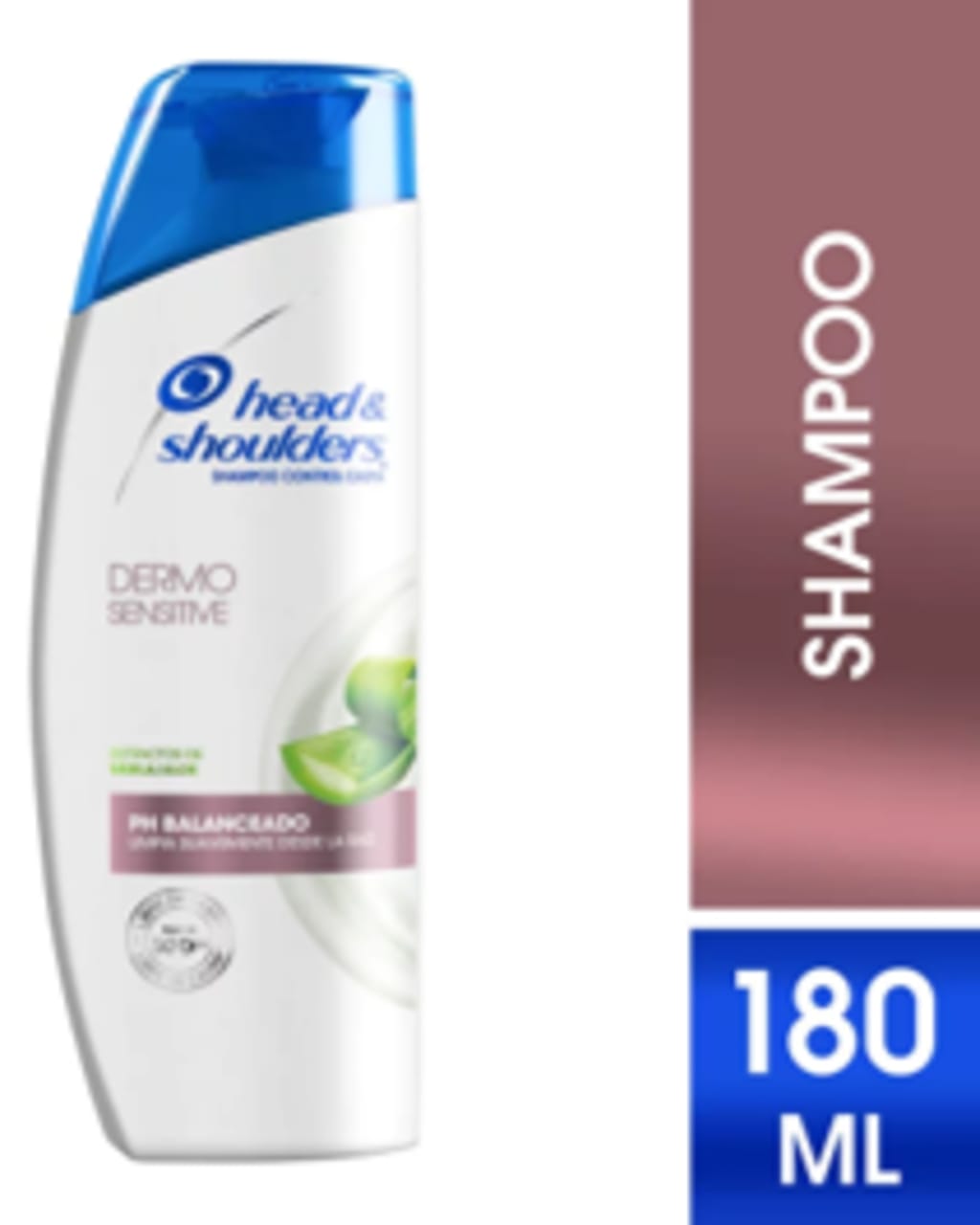CHAMPU H&S DERMO SENSITIVE CON ALOE 180 ML