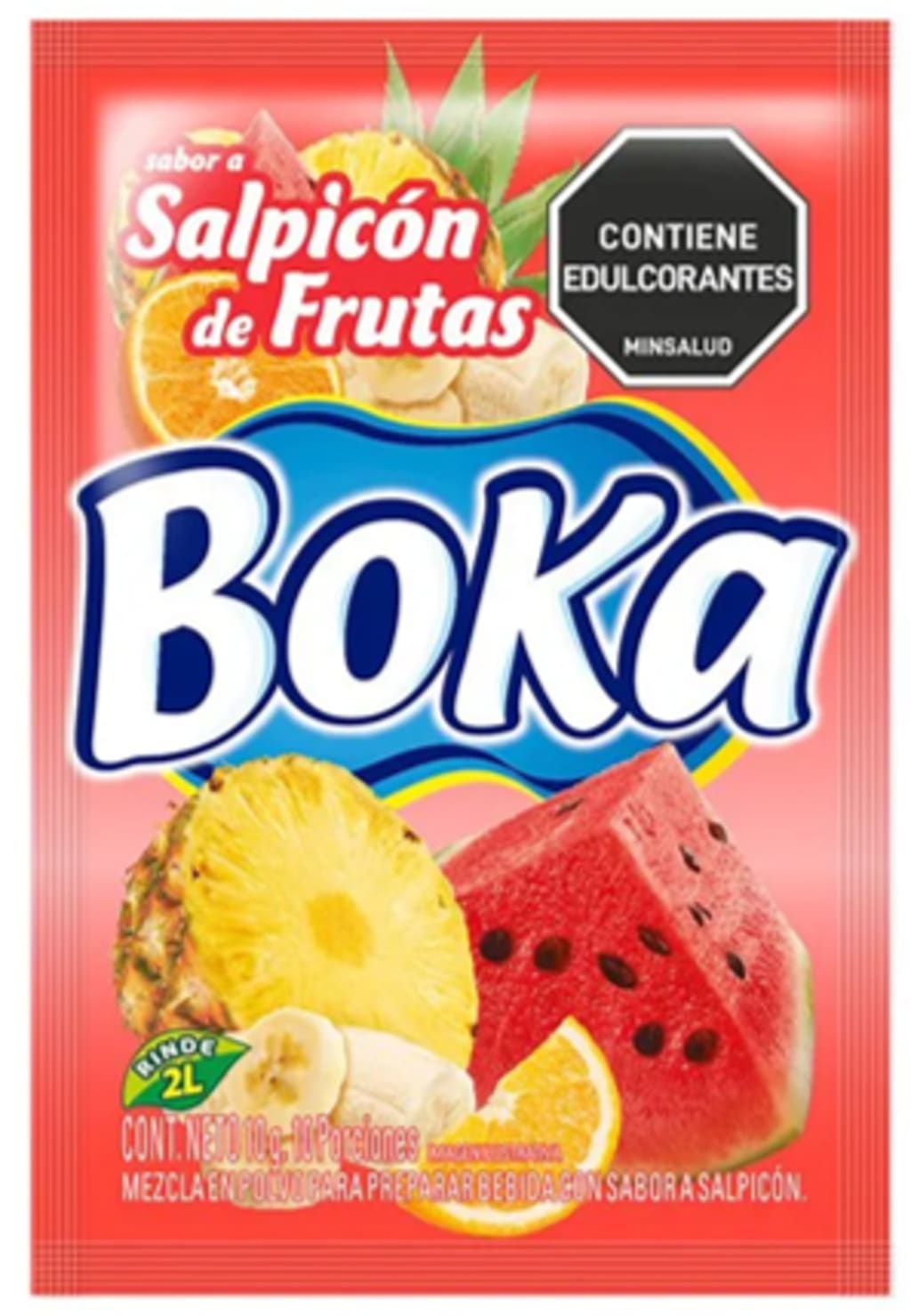 REFRESCO BOKA 2 LTS SALPICON 12 SOBRES