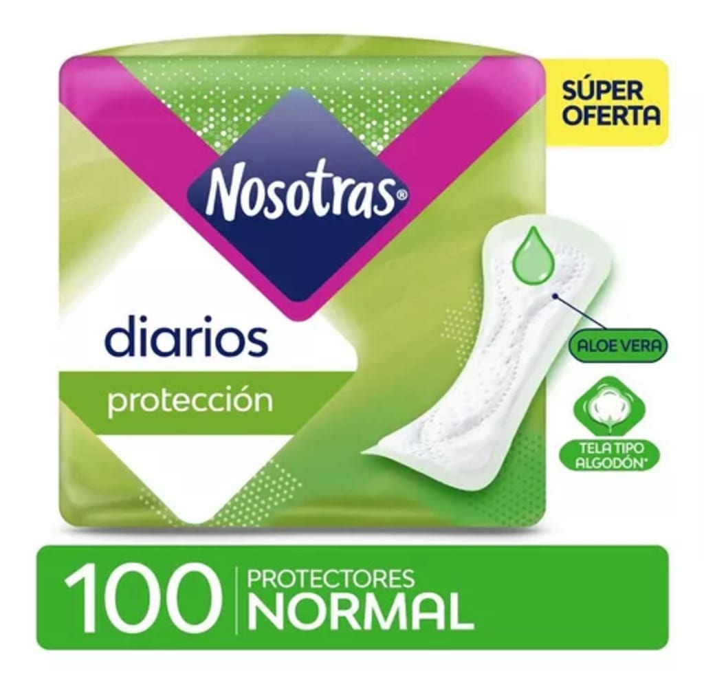 PROTECTOR NOSOTRAS REGULAR 100 UNDS EMP INDIVIDUAL x 12