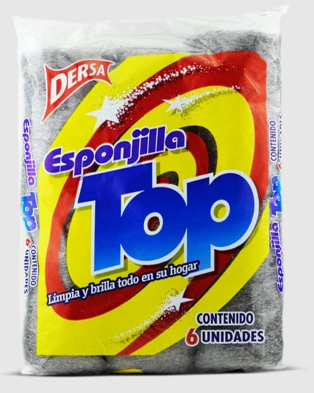 ESPONJILLA TOP 6 UNDS (AUTOSERVICIO) x 36 PAQUETES