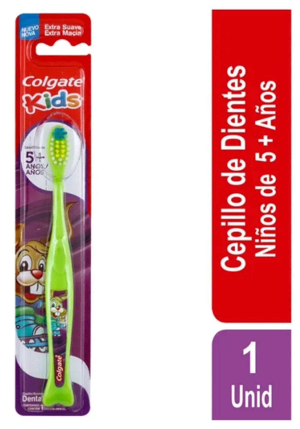 CEPILLO COLGATE KIDS NIÑOS 5+ x 12 UNDS