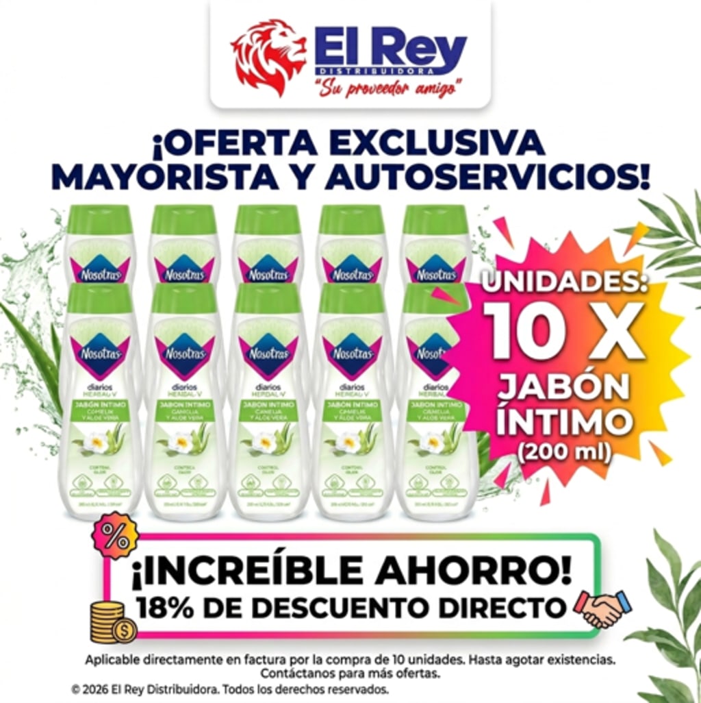 COMBO NOSOTRAS 10 JABON INTIMO HERBAL 200 ML (18% DCTO)