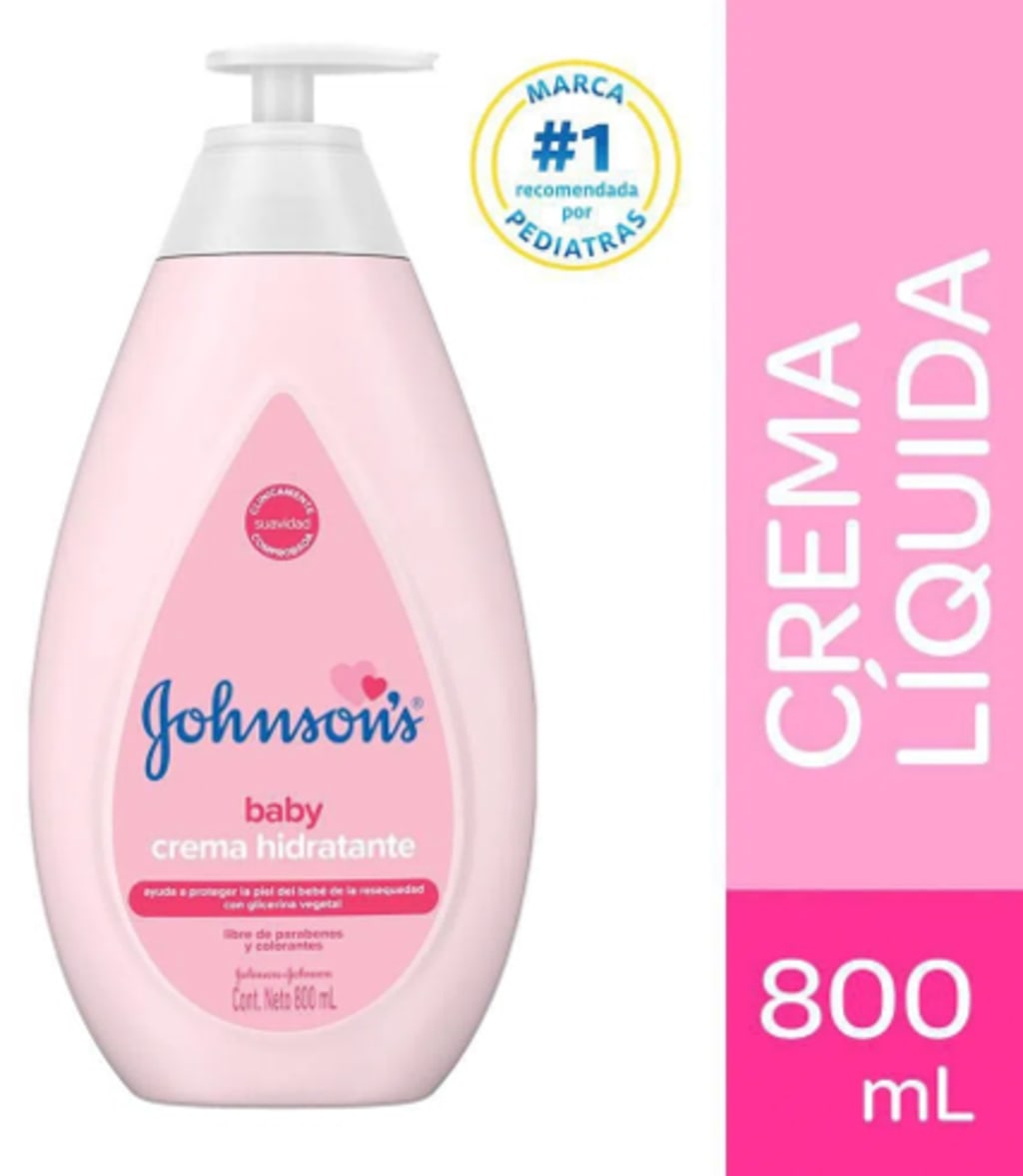 CREMA JOHNSON BABY ORIGINAL HIDRATANTE ROSA 800 ML x 12