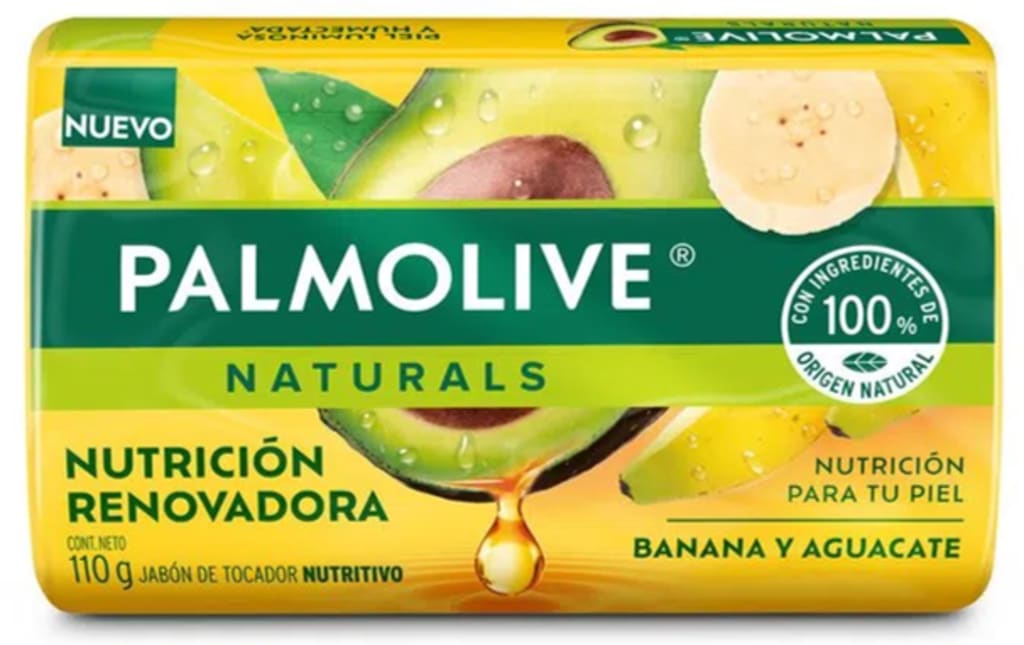 JABON PALMOLIVE BANANA Y AGUACATE 110 GRS  x 72