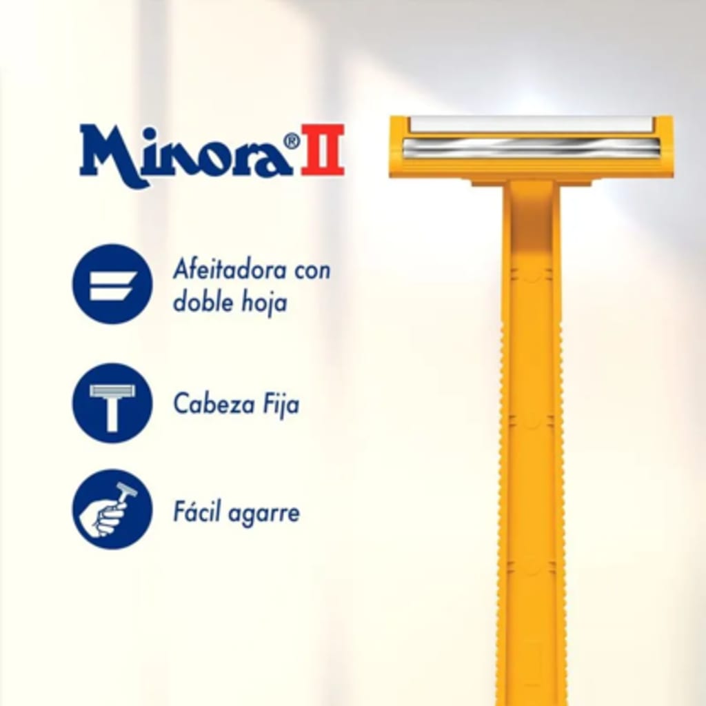 MAQUINA MINORA II PLUS AMARILLA x 12 UND (1/2 DISPLAY)