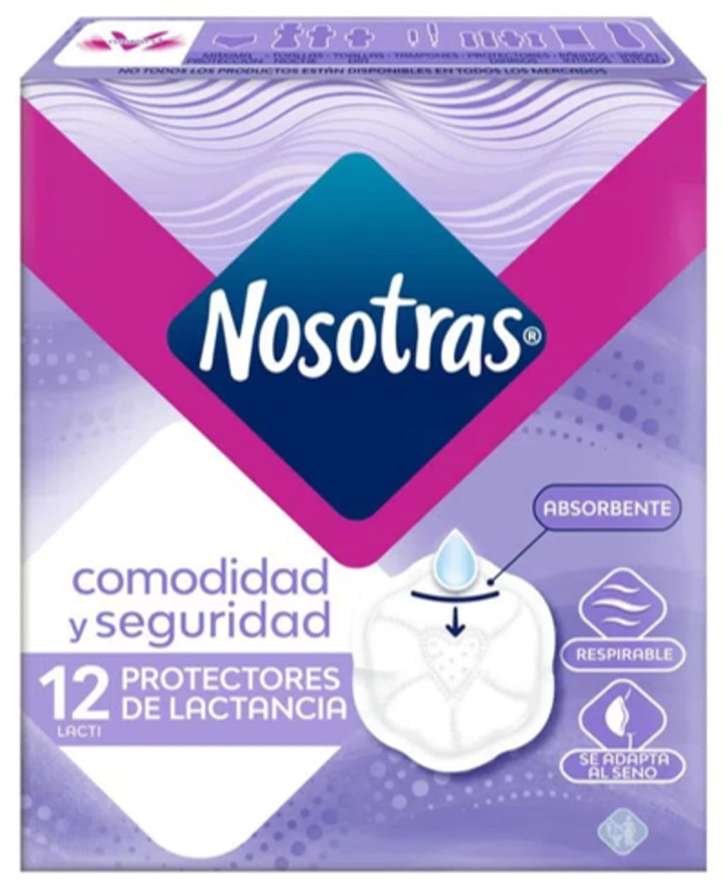 PROTECTOR NOSOTRAS LACTI 12 UNDS