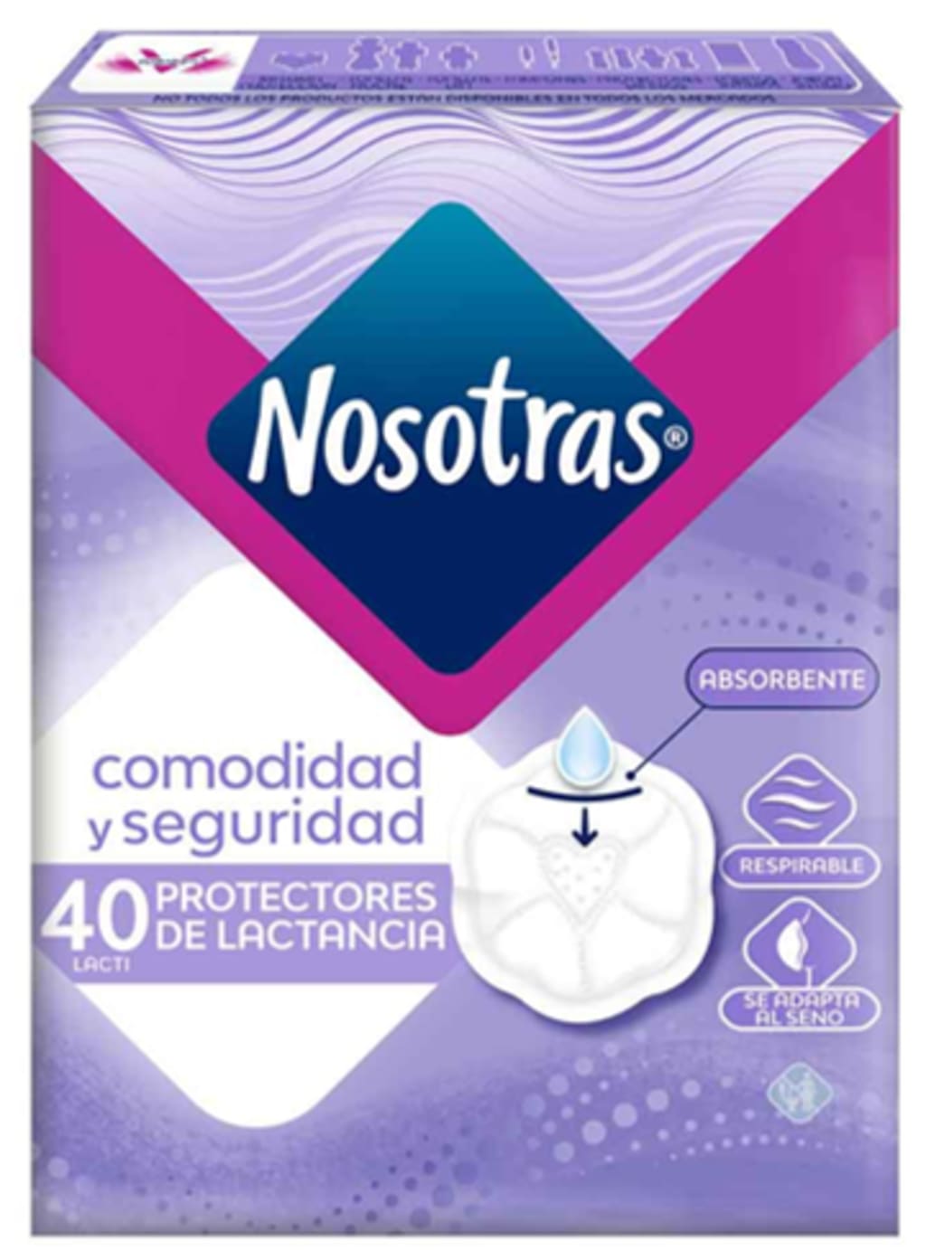 PROTECTOR NOSOTRAS LACTI 40 UNDS x 12