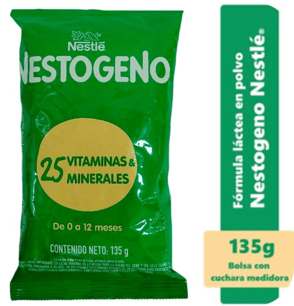 FORMULA INFANTIL NESTOGENO BOLSA 135 GRS x 8