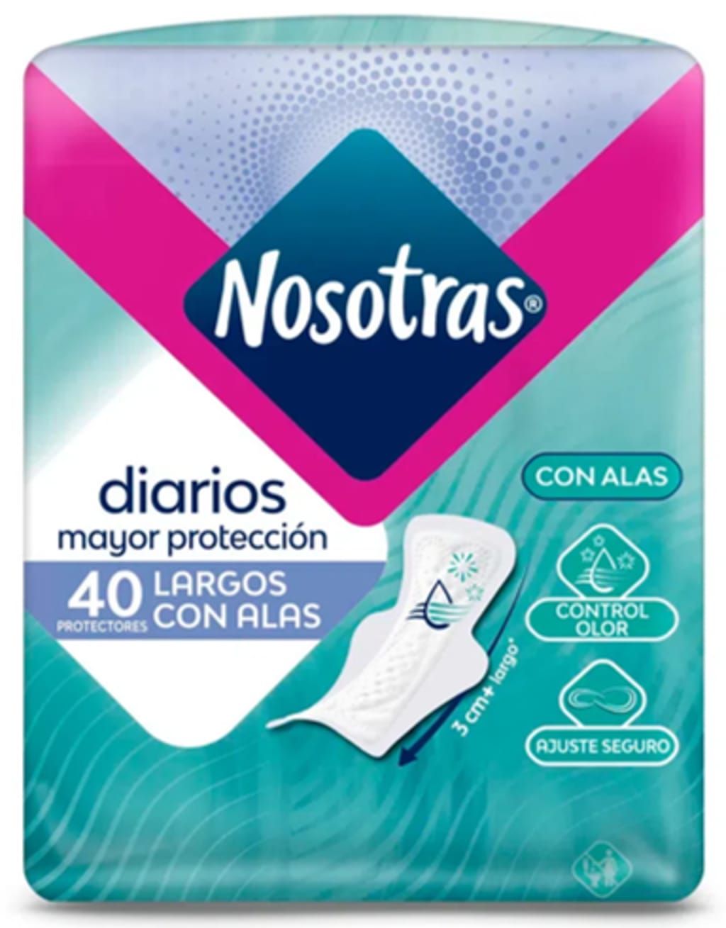 PROTECTOR NOSOTRAS LARGOS ALAS 40 UNDS