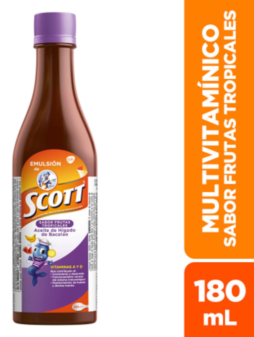 EMULSION SCOTT FRUTAS TROPICALES 180 ML x 36