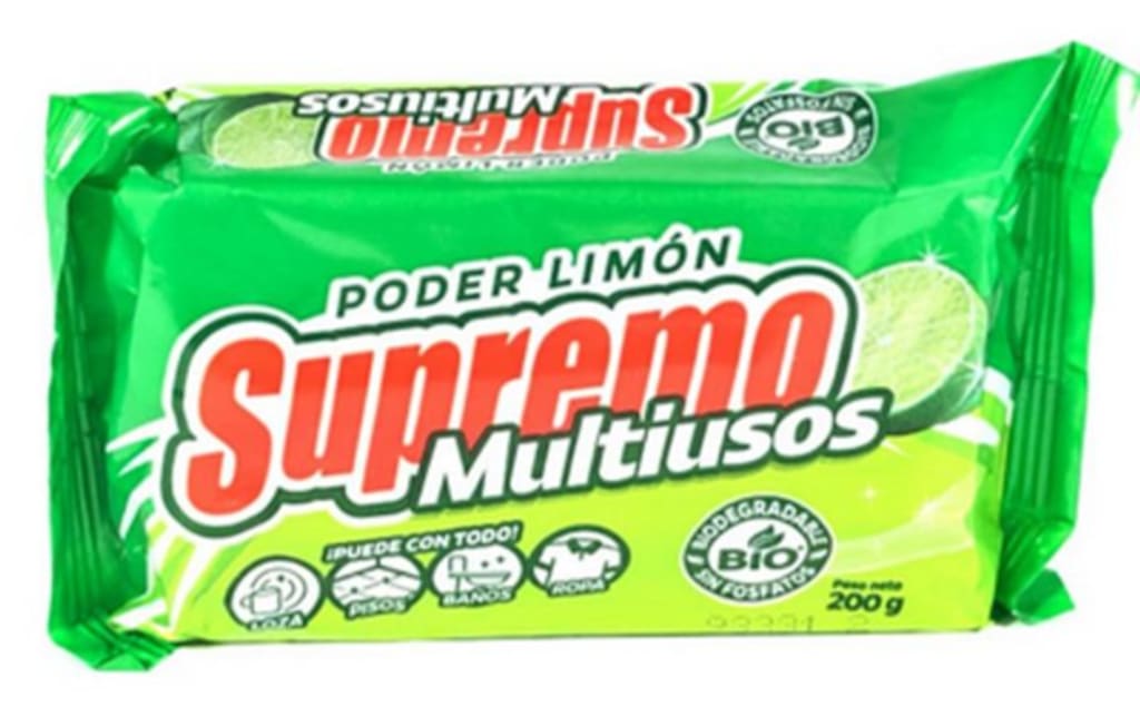 JABON SUPREMO MULTIUSOS LIMON 200 GRS x 48