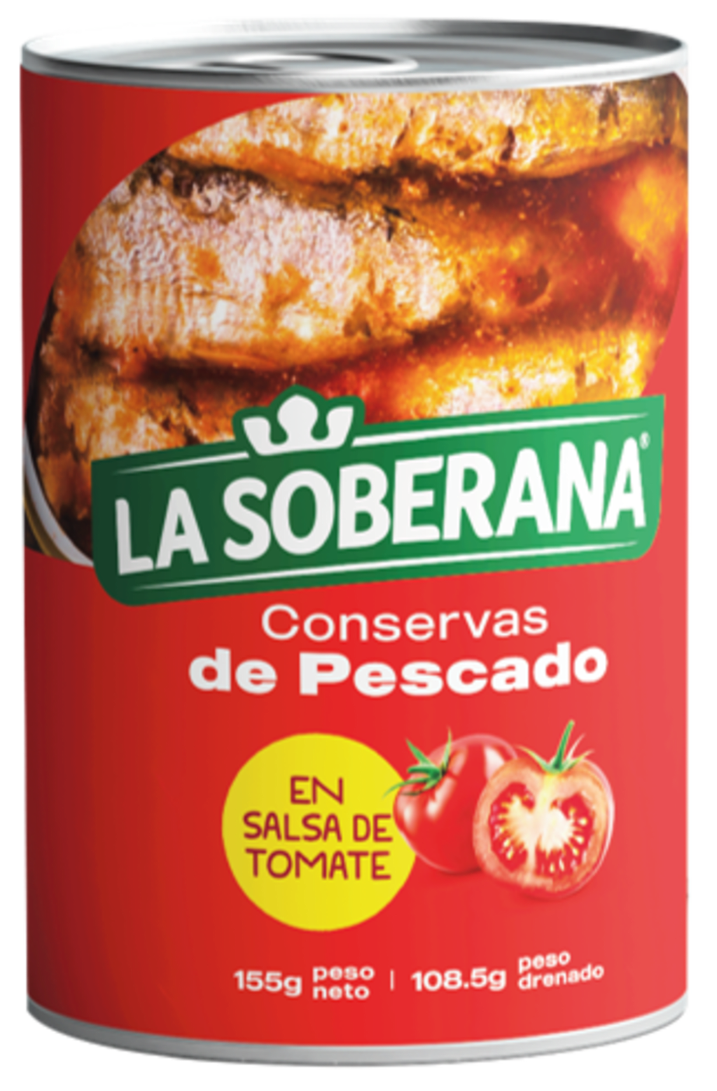 SARDINA TINAPA SOBERANA 155 GRS x 50