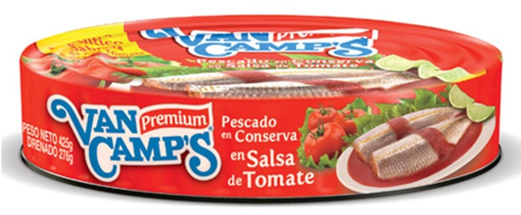 SARDINA OVALADA VANCAMPS TOMATE 425 GRS