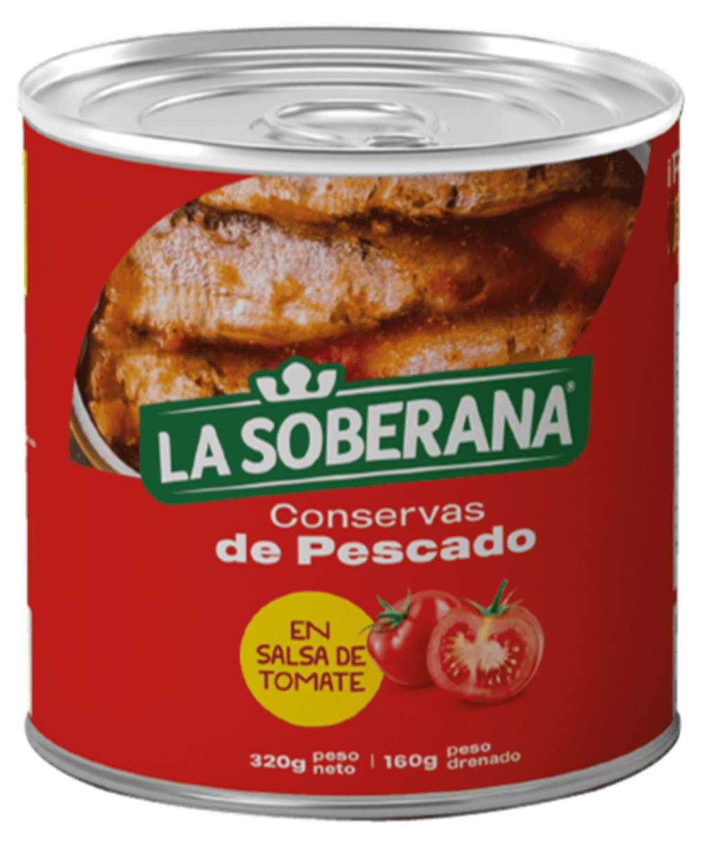 SARDINA CILINDRICA SOBERANA MEDIANA 320 GRS