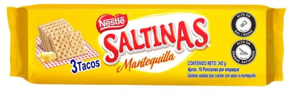 GALLETA SALTINAS NESTLE MANTEQUILLA 3 TACOS (288 GRS) x 24