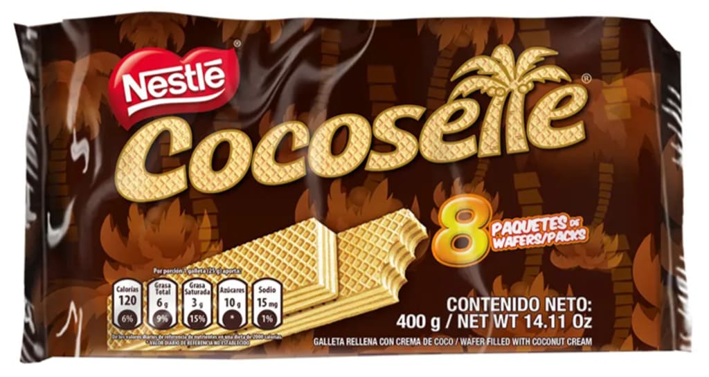 GALLETA COCOSETTE MAXI WAFFER 8 UND (368 GRS)