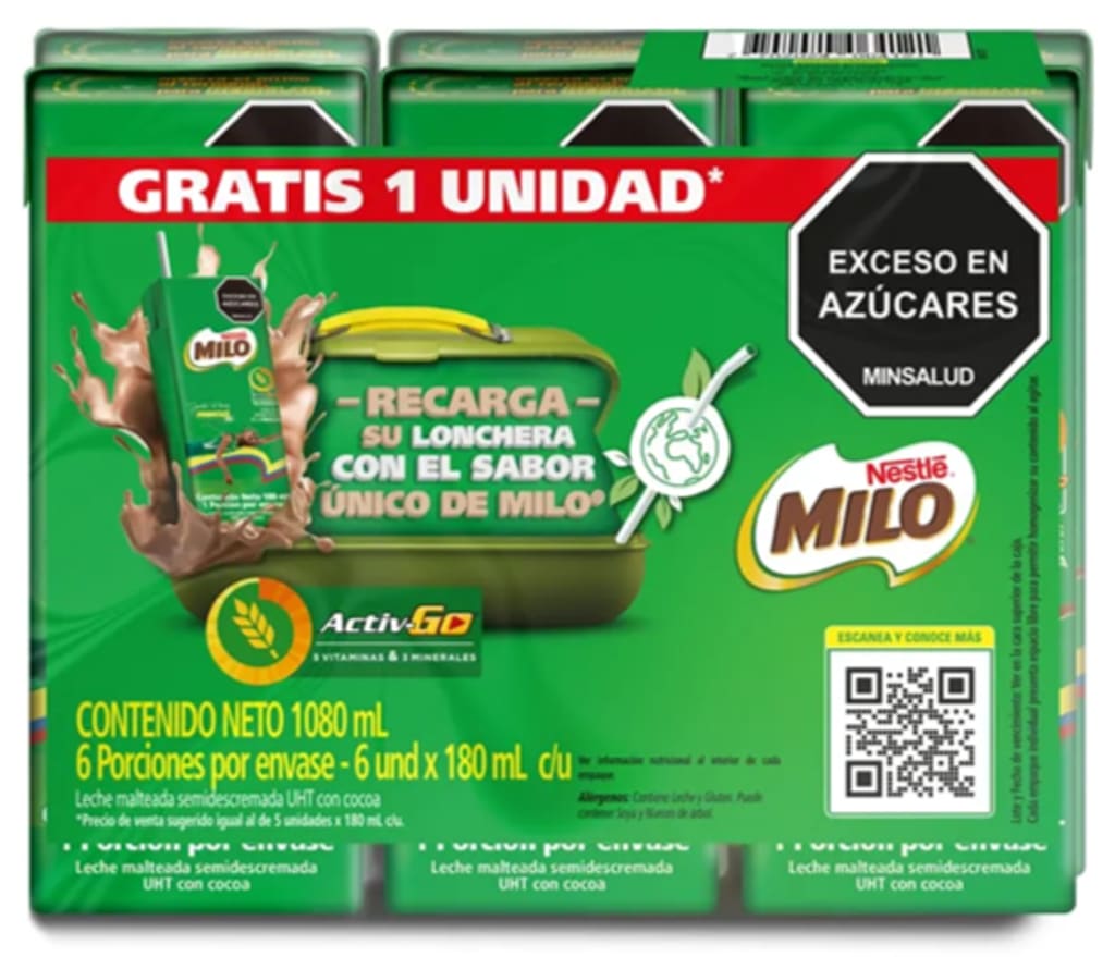 MILO LIQUIDO RTD TETRAPACK 180 PAGUE 5 LLEVE 6