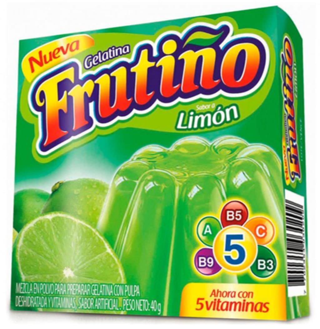 GELATINA FRUTIÑO LIMON 5 PORCIONES x 48