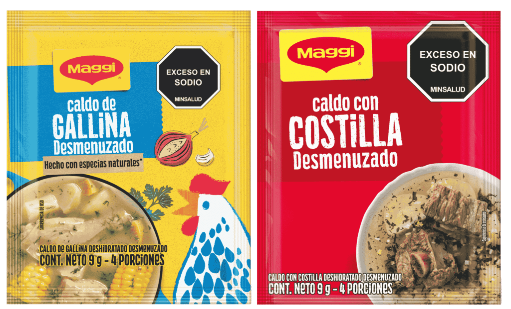 CALDO MAGGI GALLINA DESMENUZADO 36 + DESM COSTILLA 12 SOB