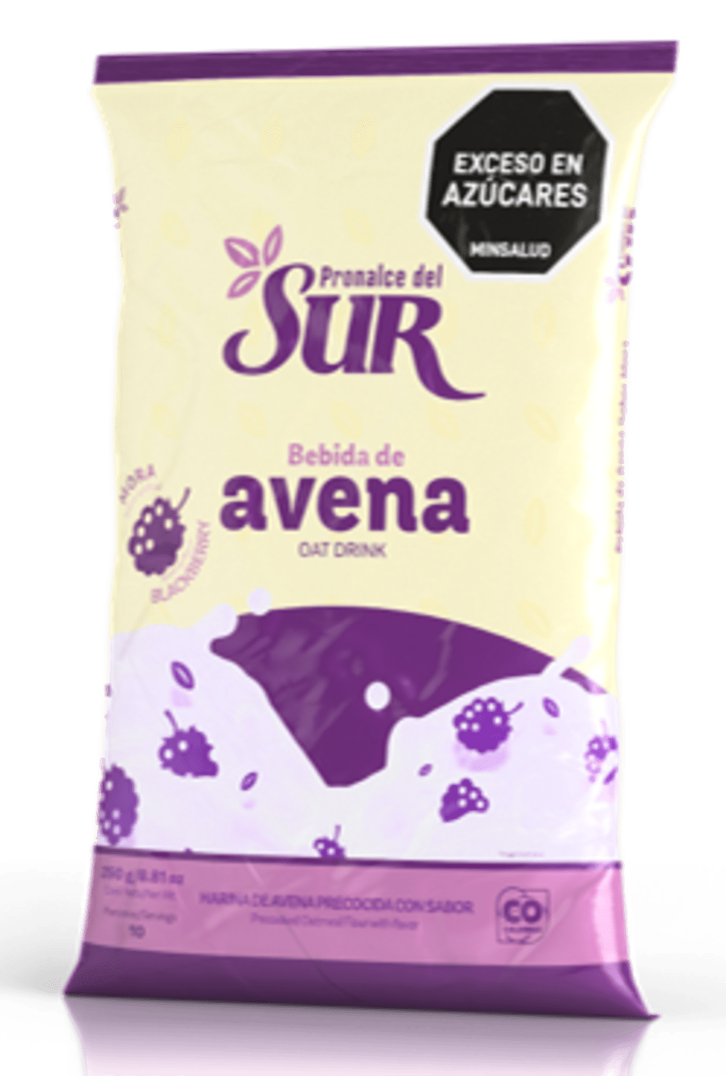 AVENA DEL SUR BOLSA SABOR MORA 200 GRS x 48