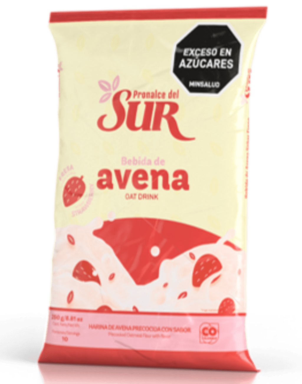 AVENA DEL SUR BOLSA SABOR FRESA 200 GRS x 48