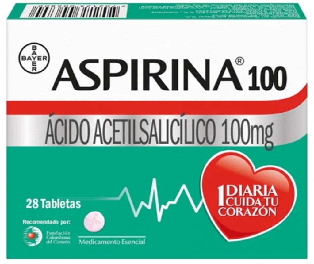 ASPIRINA 100 MG x 28 TABLETAS (BAG)