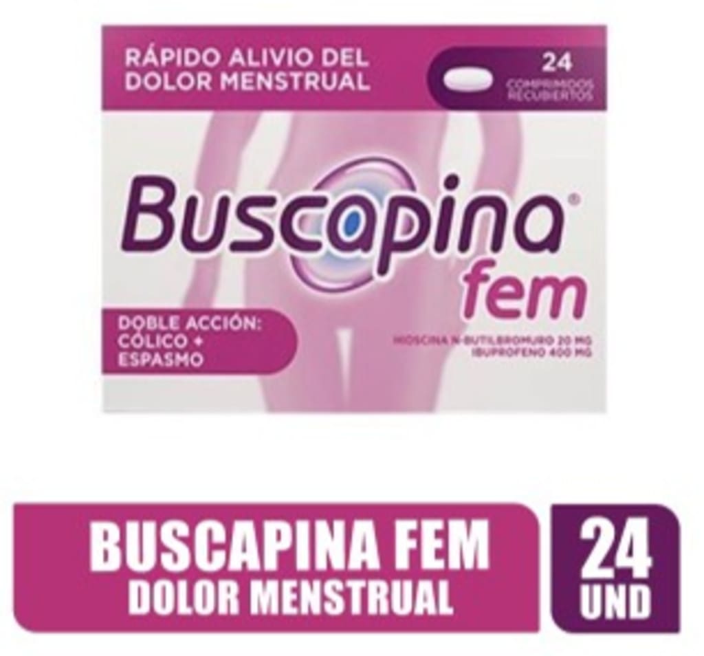 BUSCAPINA FEM x 24 CAPSULAS (PLEGADIZA)