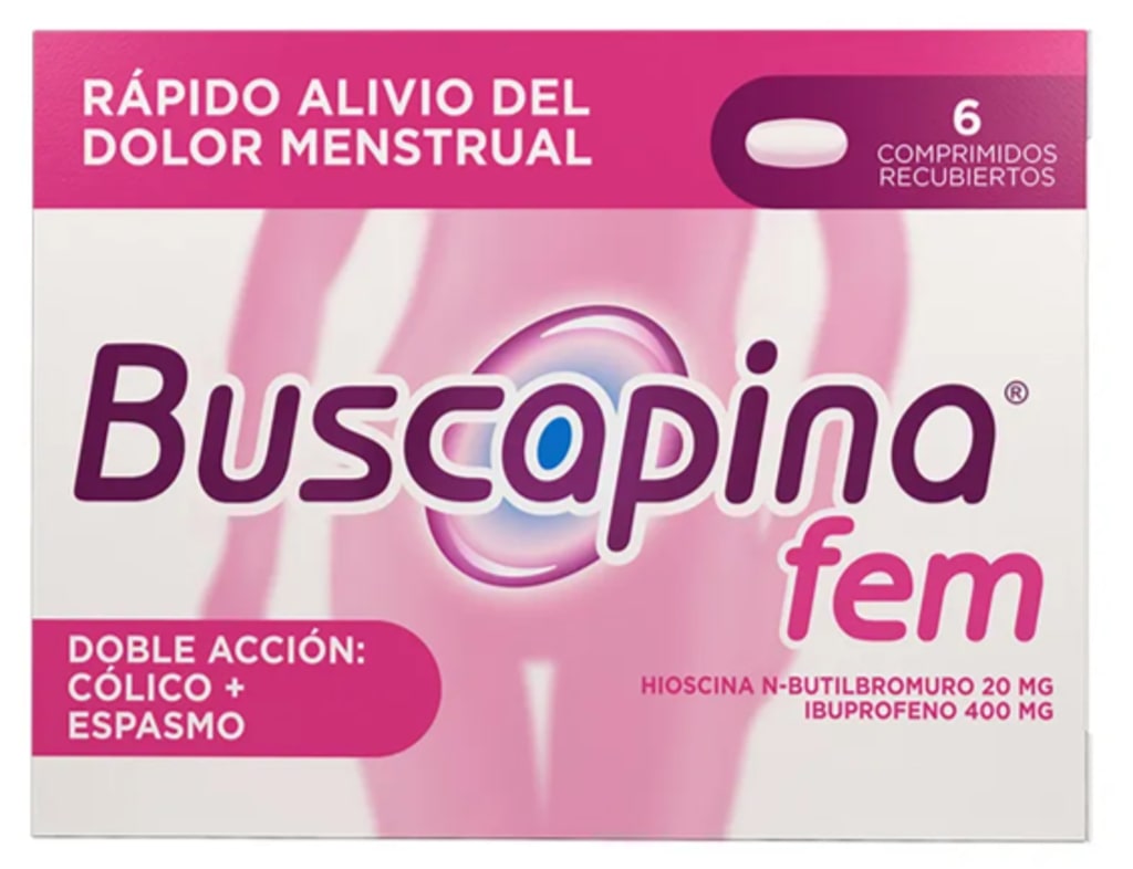 BUSCAPINA FEM x 6 CAPSULAS (PLEGADIZA)