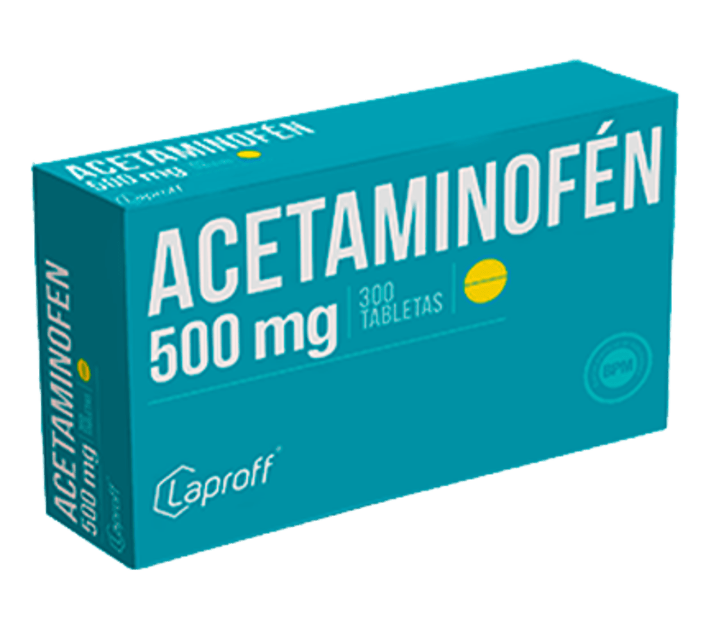 ACETAMINOFEN LAPROFF 500 MG x 100 TABLETAS (BAG)