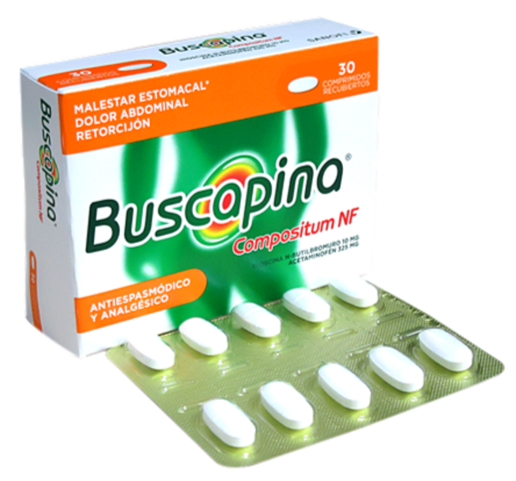 BUSCAPINA COMPOSITUM NF 30 TABLETAS (PLEGADIZA)